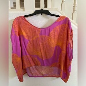 Palama Zen Top by Lotus and Lime in Purple/Pink and Orange - One Size BNWT